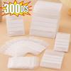 300/100PCS Transparent PE Self Sealing Bag Writable Classification Storage Bag Travel Jewelry Packaging Pouch Snacks Storage Bag