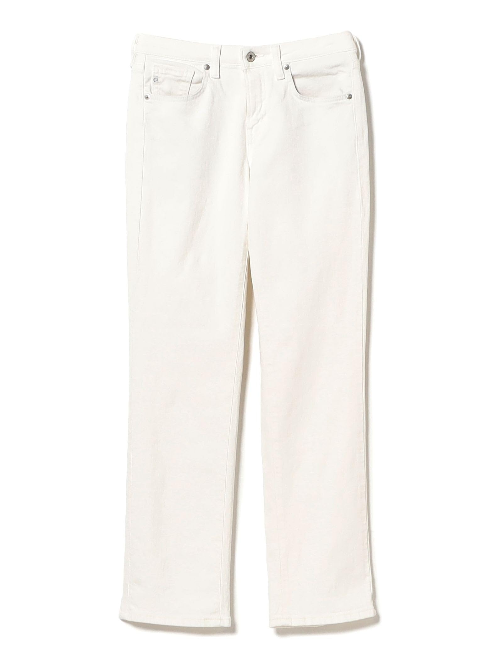 

BEAMS LIFE STORE by BEAMS SOMETHING ELSA STANDARD STRAIGHT Jeans, Women s, White, Size 27