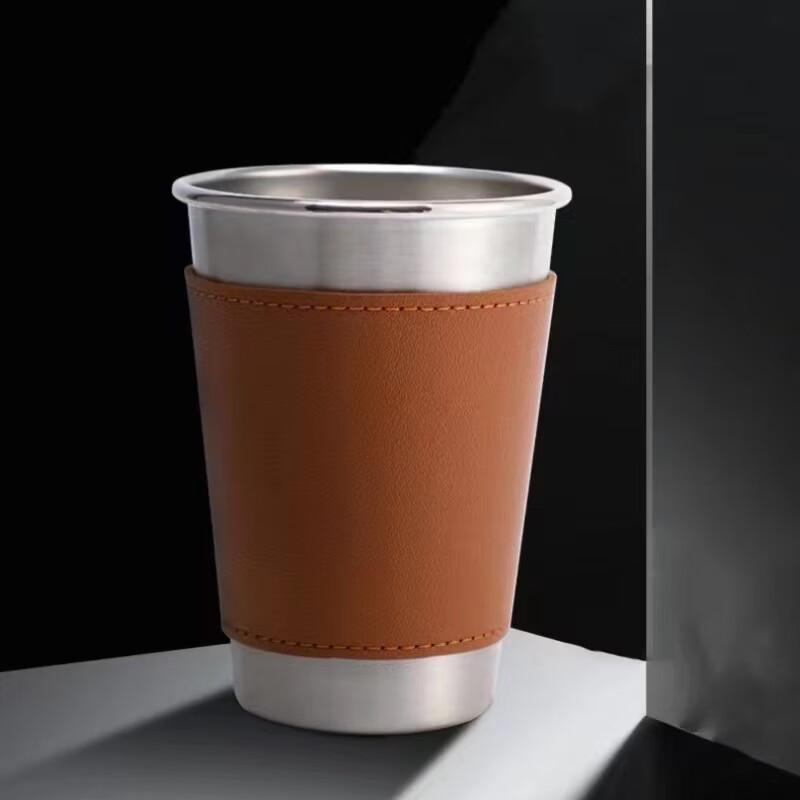 

Shangqi 316 Stainless Steel Beer Mug & Leather Sleeve 2-Piece Set