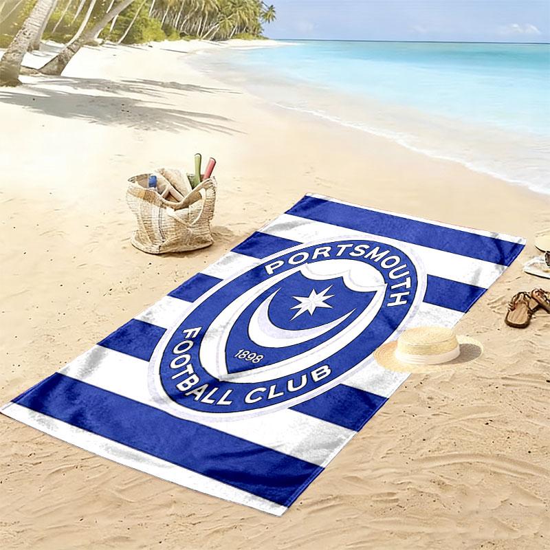 Pompey Beach Towel, Large Soft Quick Dry Towel for Beach Camping Swimming