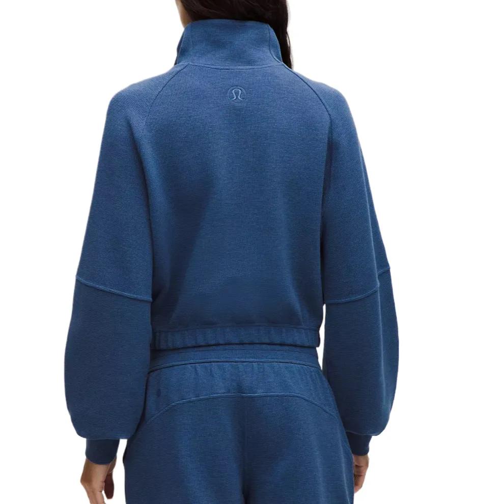 Lululemon Scuba Sweatshirt Women's (Unisex) Sweatshirts LW3JCTS | Heathered Dreamy Blue