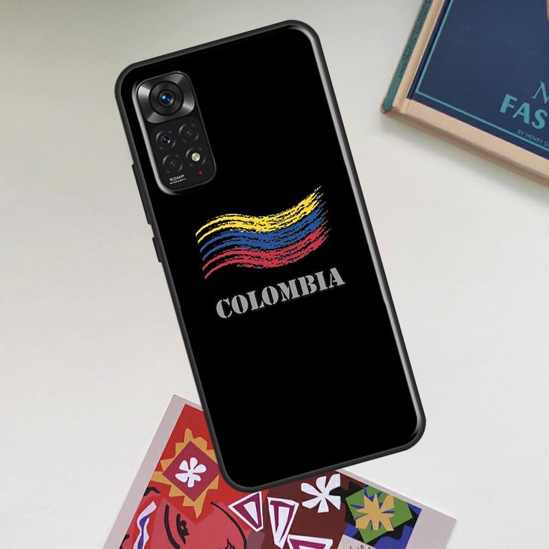 Colombia Flag Case For Xiaomi Redmi Note 13 14 Pro 9 10 11 12 9S 10S 11S 12S Redmi 14C 13C 10C 12C Cover