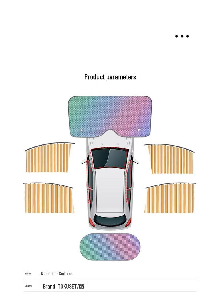 Haval H6 National Tide Sunshade Curtains - Full Set for Third Generation Great Wall