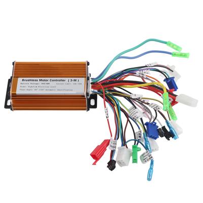 6 Tube 3 Mode Sine Wave Controller Electric Bike Scooter Brushless Speed Motor Controller3648V