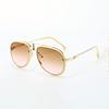 Retro Oval Metal Sunglasses For Women Men Luxury Fashion Brand Female Sun Glasses Punk Unisex Stylish Shades Uv400