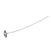 100 Pcs 8cm/3.15in Cotton Candle Wick Pre Waxed Candle Core Extra White for DIY Scented Candles