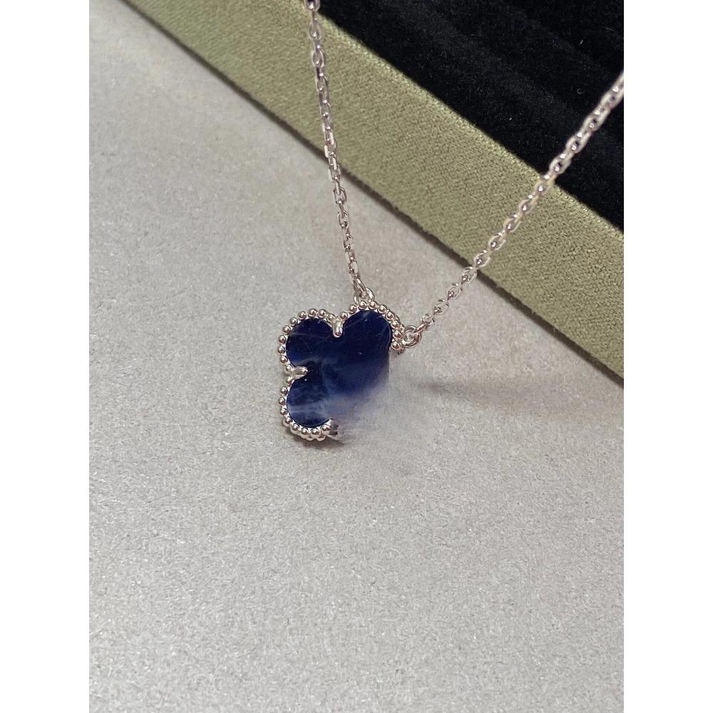 V Gold Four-leaf Clover Plated 18K Gold Necklace with Jewelry Women's High Version White Fritillary Rose Gold Pendant Light Luxury Niche