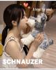 Schnauzer Plush Puppy Doll – Sleeping Pillow & Children's Gift