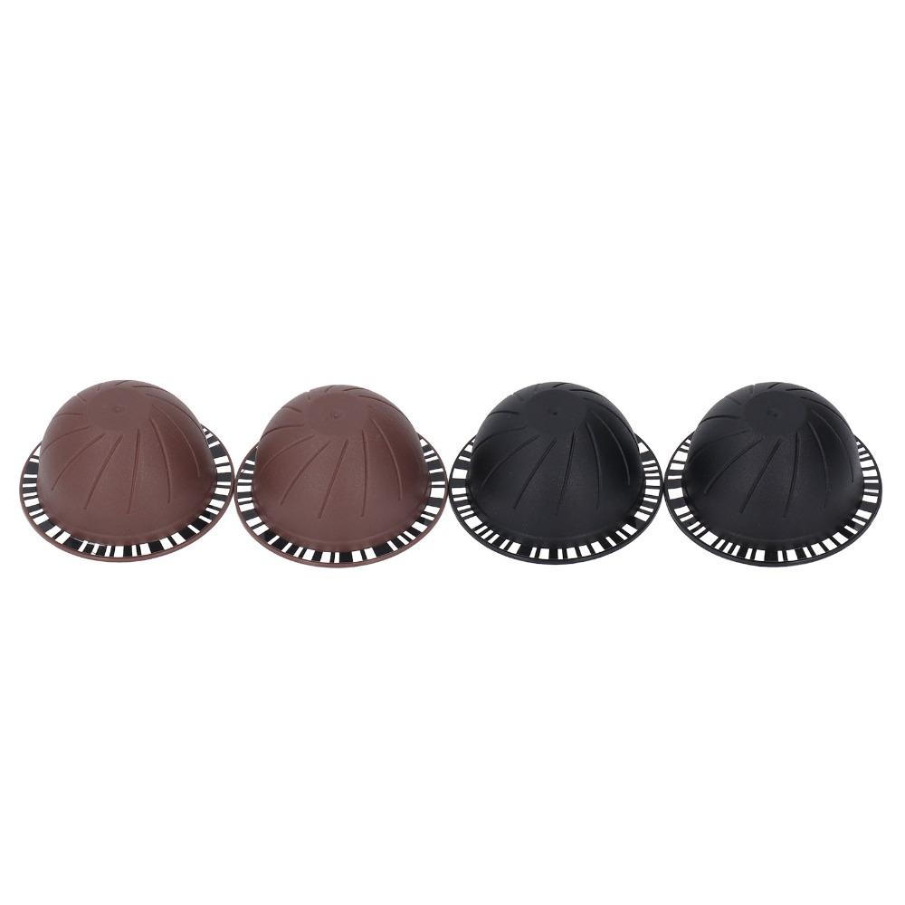 4pcs set 4 Pack Reusable Reusable Coffee Pod Coffee Pod Sticker Cover Home Coffee Brewing
