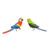 Simulation Bird Decoration Decorative Resin Versatile Art Parrot Figurine Sculpture Flower Pot Hugger for Backyard Courtyard
