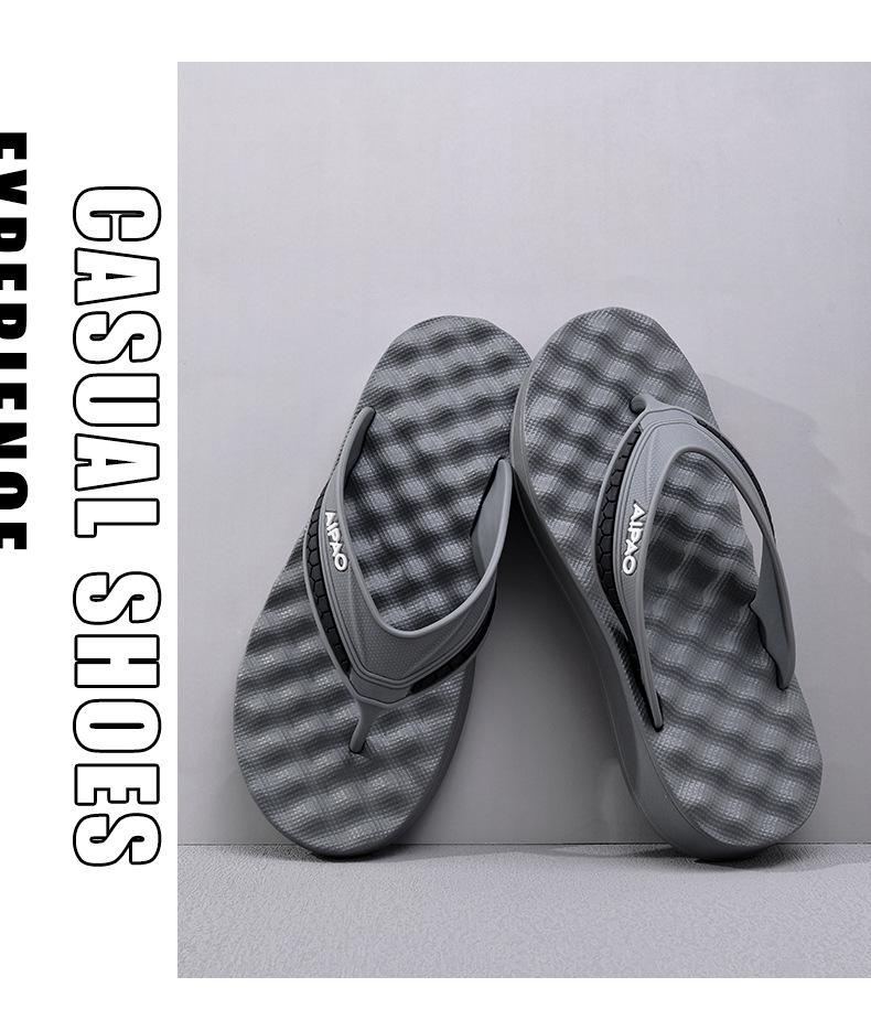 Men's Anti-Slip Massage Flip-Flops for Outdoor Beach Wear