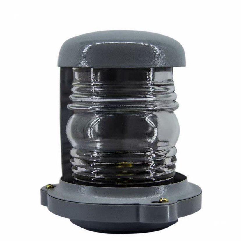 CXH4-3 Marine Signal Light - Large Masthead, All-Plastic Shell, Steel Glass Lampshade, Original Color