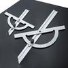 Stainless Steel Adjustable Angle Protractor 10-170 ° Angle Gauge Tools Stainless Steel Caliper Measuring Tools