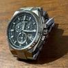 Used Citizen Atessa H610-T018050 Eco Drive Radio Titanium Men's