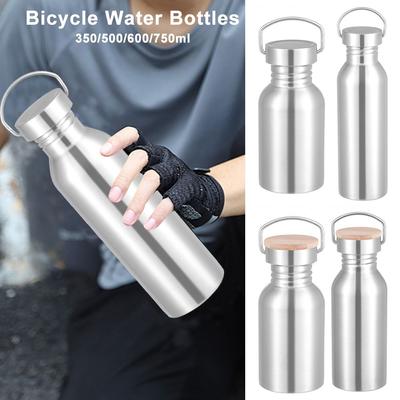 Deckel Einwandig Sport Fitness Wasserflasche Metallflasche Fahrrad Wasserflaschen Edelstahl