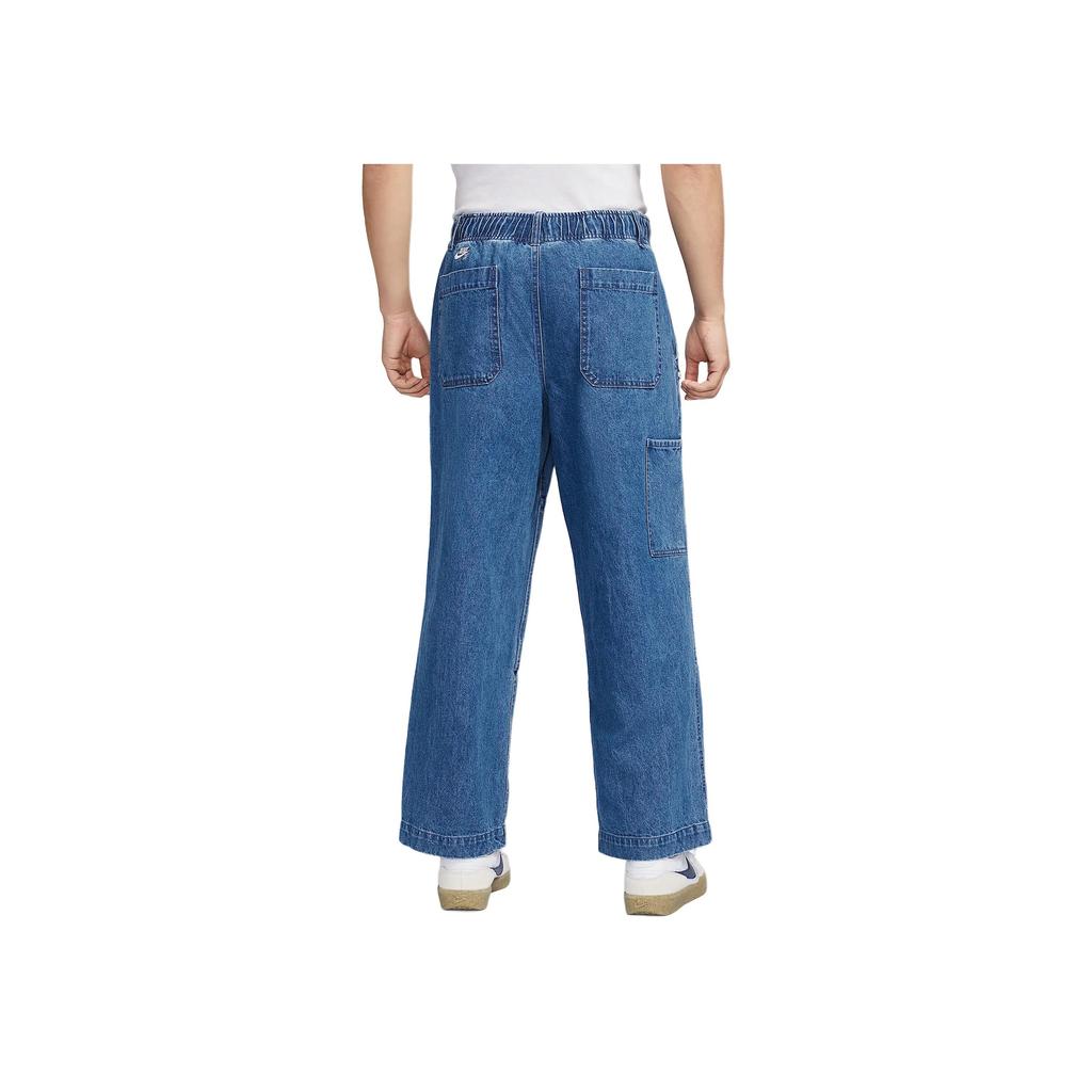 Nike SB Bequeme Modische Vielseitige Lockere Jeans Herrenhosen Unterteile Diffuse-Blau HJ4267-491
