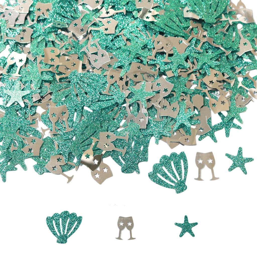 Birthday Party Confetti Desktop Decoration Shells Conch Underwater World Confetti