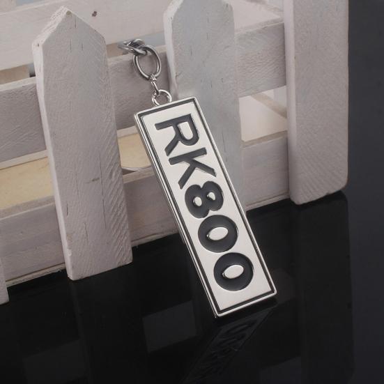 Keychain Pendant Zinc Alloy Durable Letter Dog Plate Charm Keyring Doors Backpacks Handbags Pendant Key Accessory