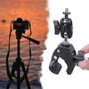 Photography Metal Clamp Mount With 360Swivel Ball Head For DSLR Cameras Smartphones Studio Lighting Tripod Equipment