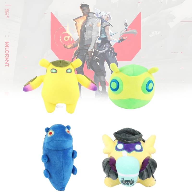 Plush Valorant Toy Cute Cartoon Children Birthday Holiday Gift Doll Throw Pillow