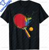 Table Tennis Colorful Ping Pong Tshirt Really Loves Table Tennis Tshirt Y2k Harajuku Kawayi Vintage Clothes Ropa Hombre