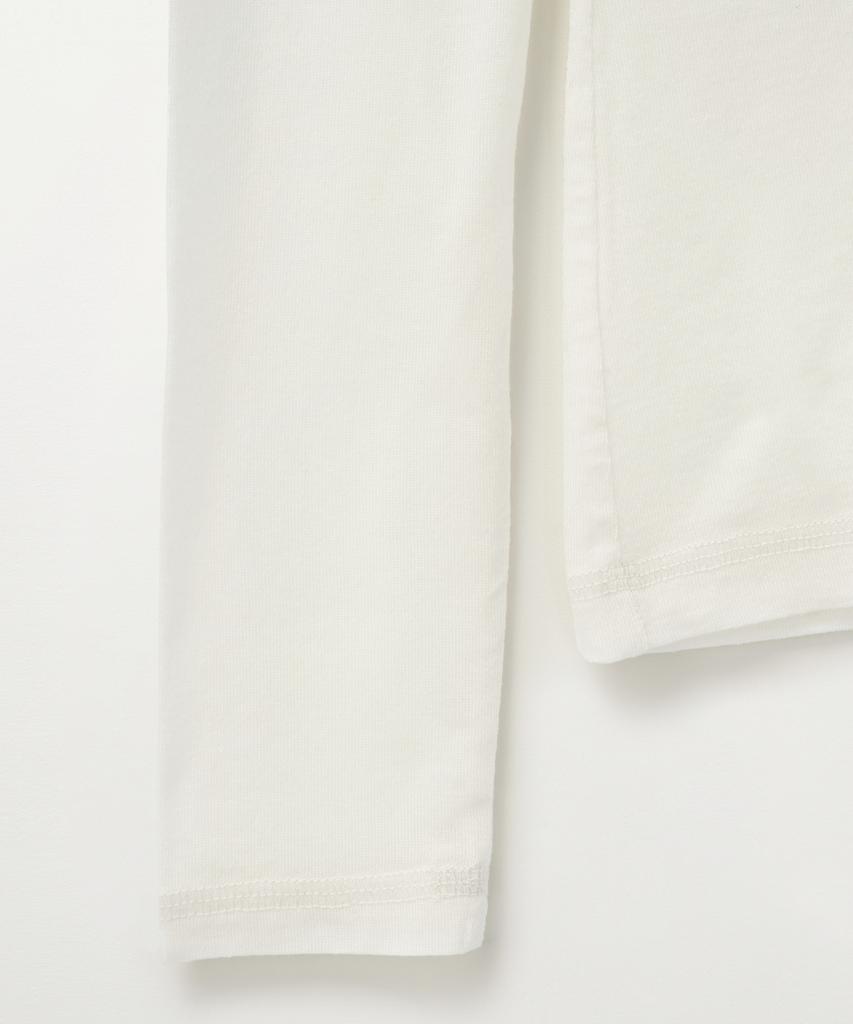 Seteo (W) Cross Turtleneck Long Sleeve White