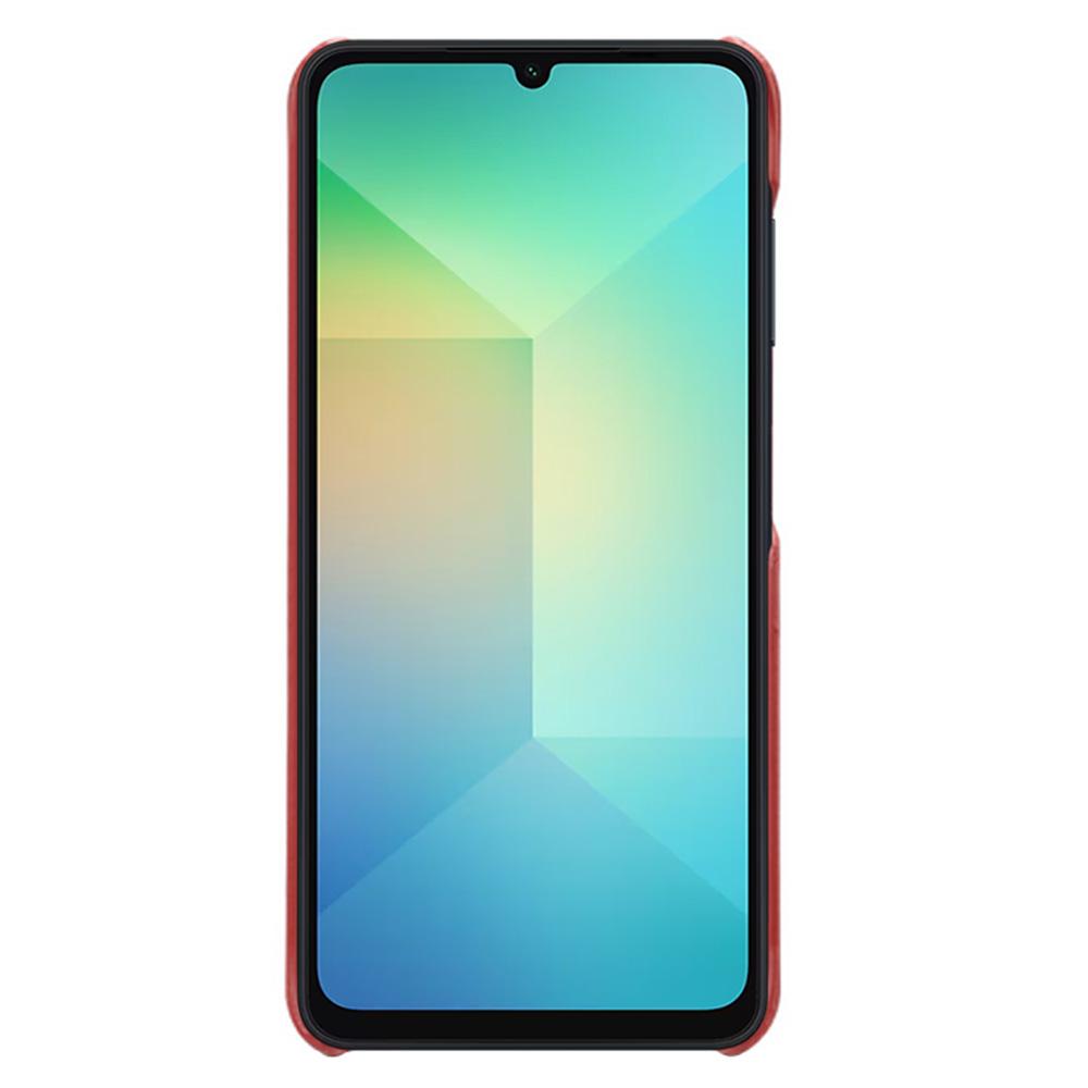 For Samsung Galaxy A06 4G Case Dual Card Slots PU Leather+Hard PC Phone Cover