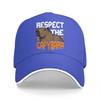 Respect the Capybara Baseball Caps Peaked Cap Capybara Animal Sun Shade Hats for Unisex Women