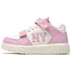 MLB New York Yankees Synthetikleder Freizeitschuhe Mit Logo-Aufdruck Kinder-Sneaker Rosa 7ASXLM45N-50PKS
