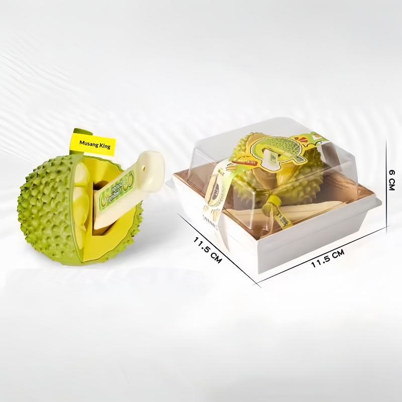 

1 Set Simulation Fruit Durian Feeding Toy Early Education Toys Play House Style Role Play Feature For Kids as the picture