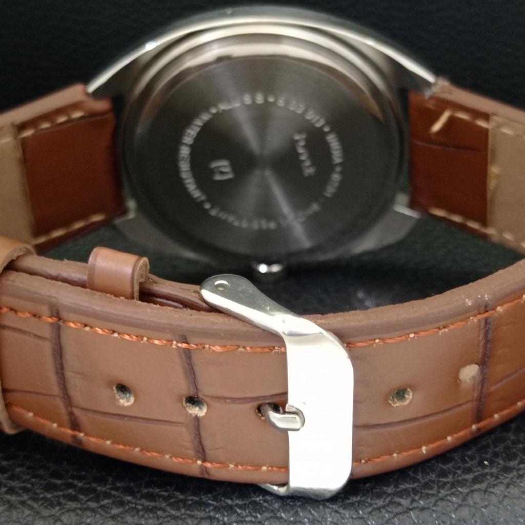 VINTAGE HMT KOHINOOR RUČNÍ NÁTAH INDICKÉ PÁNSKÉ HODINKY HNĚDÝ CIFERNÍK a440997-4 HT-a440997