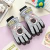 Kids' Winter Ski Gloves: Waterproof, Windproof, Thick Fleece-Lined for Boys & Girls Snow Play, Cycling, and Outdoor Activities