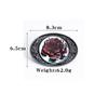 Rose-Shaped Waistband Leather Belt with Floral Pattern - Nightclub Single Loop Pants Accessory