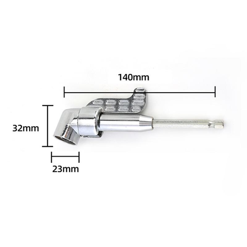 105° Bend Screwdriver with Universal Joint for Electric Drills