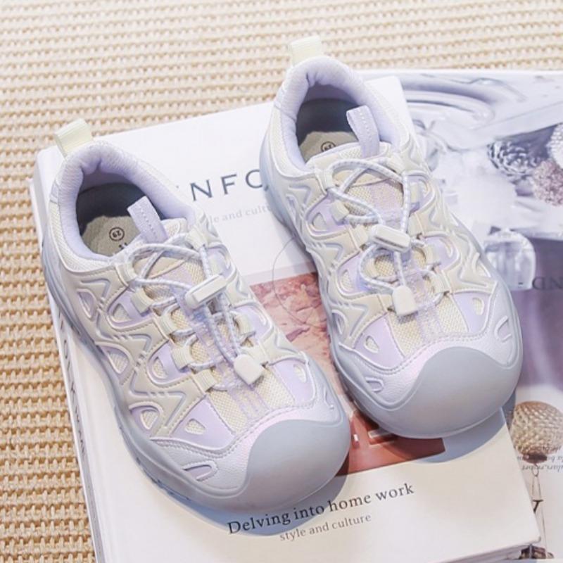 

Девичьи нескользящие спортивные туфли Легкие повседневные туфли Уличные кроссовки с мягкой подошвой для бега 26 фиолетовый