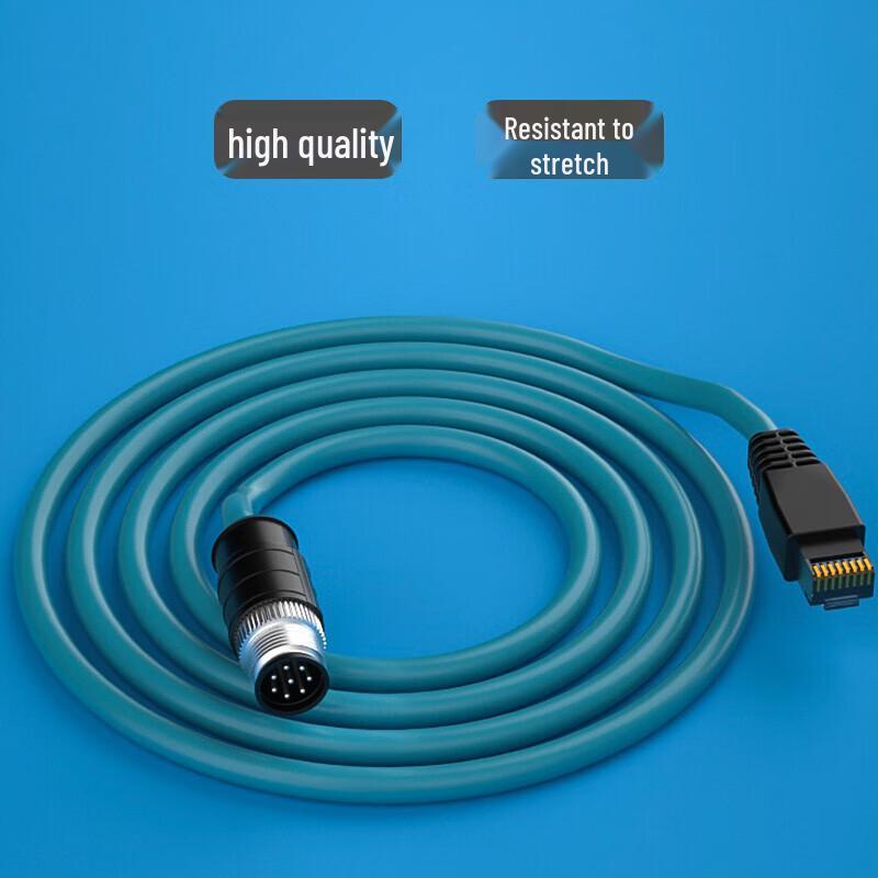 Leweida High-Flex Industrial GigE Camera Cable M12 to RJ45