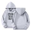 Kids Long Sleeve Pullover Sweatshirt, Loose Fit Letter Print Top for Boys and Girls