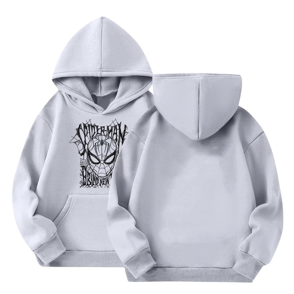 Kids Long Sleeve Pullover Sweatshirt, Loose Fit Letter Print Top for Boys and Girls