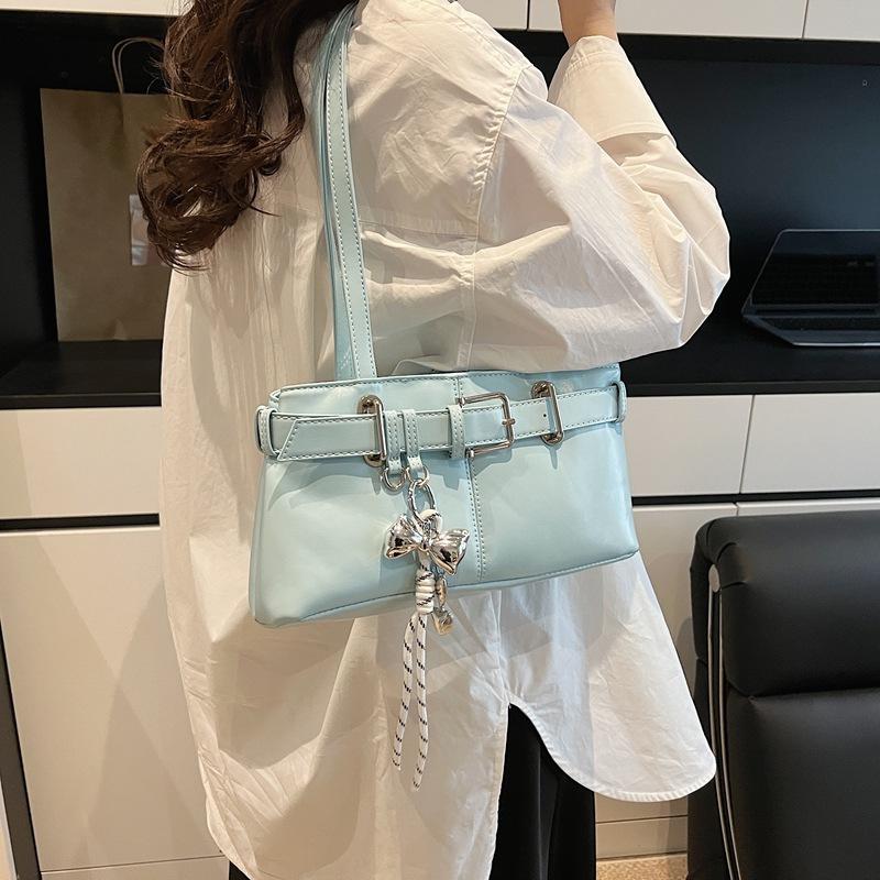 Retro Portable Commuter Bag Women's Spring Summer 2025 New Trendy Fashion Korean Underarm Bag Versatile Large Capacity Bag