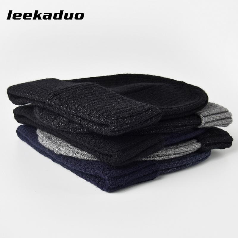 Rabbit velvet core-spun yarn knitted hat winter new men's and women's warm wool hat crimped hat outdoor dome pullover hat