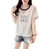 W3T Women's Cat Print Slimming Short Sleeve Summer T-Shirt