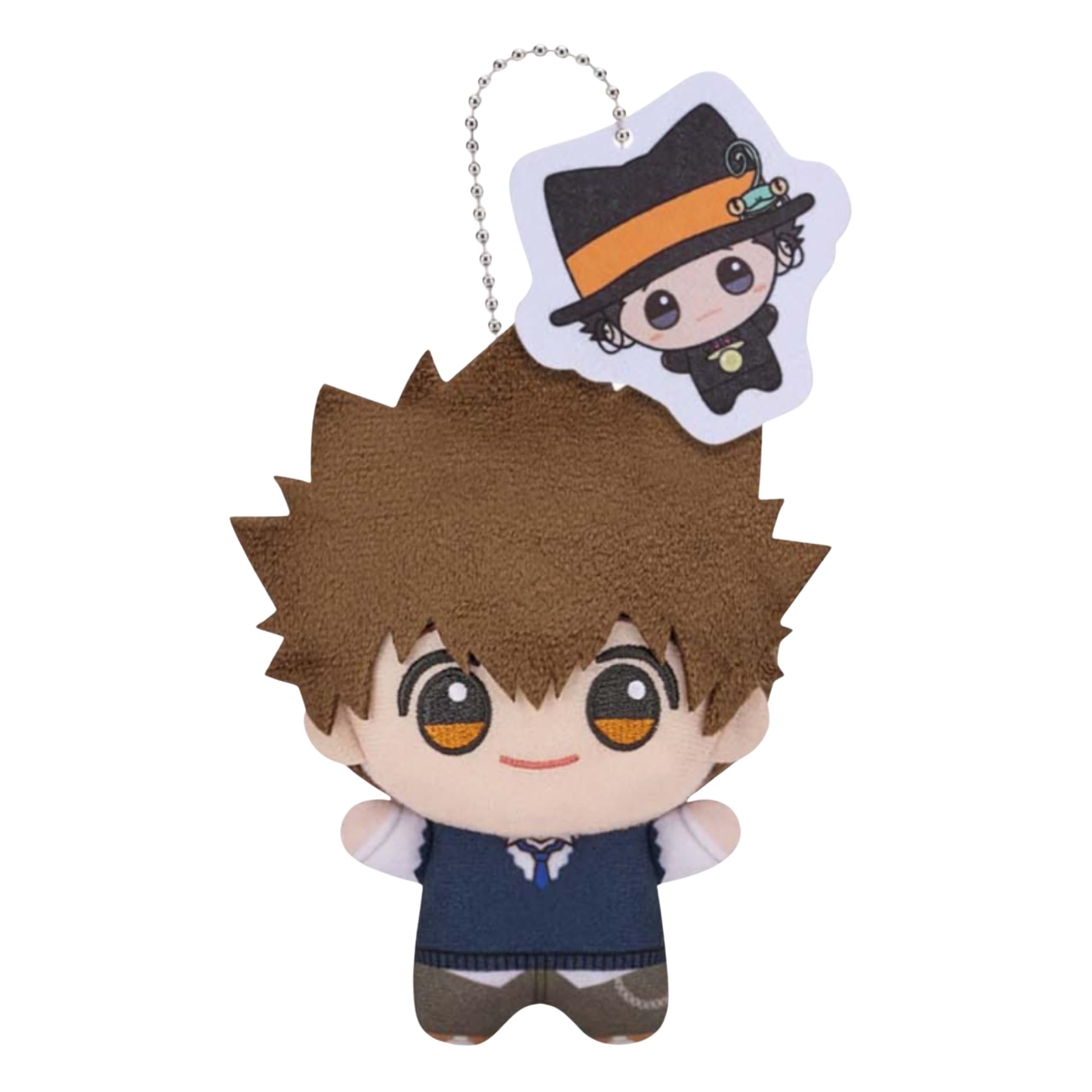 Sawada Tsunayoshi & Reborn Plush Toy - Katekyo Hitman REBORN Chibi Gurumi Vol. 1 - Size: Approx. 11cm - Official
