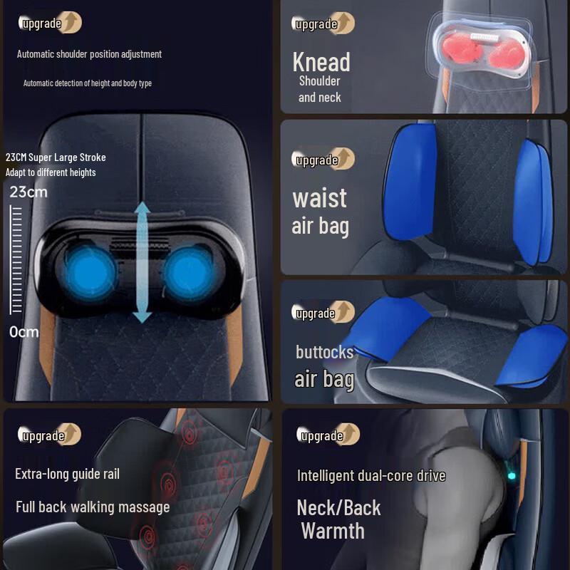 CLORIS S740 Smart Portable Full Body Heat Massage Cushion CN Plug (adapter Included)