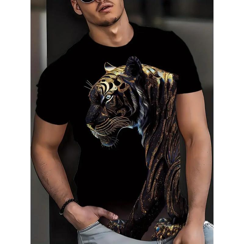 

Модная Крутая Ретро 3D Геометрический Узор Принт Мужская Футболка Повседневная Летняя Рубашка 6XL