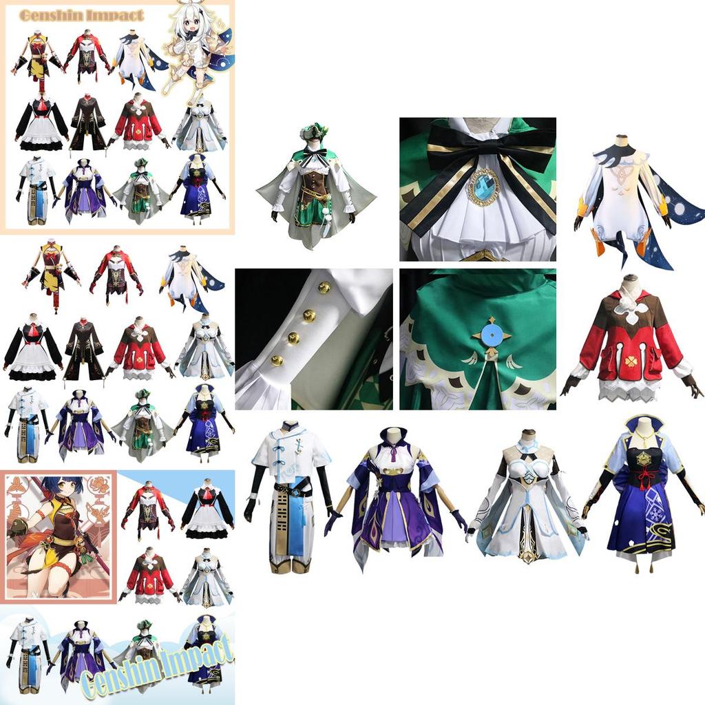 Stunning Genshin Impact Game Character Cosplay Clothing Full Set For Ultimate Fans