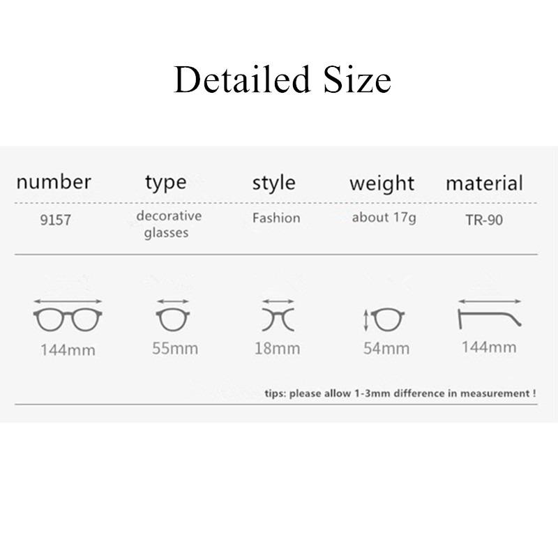 10pcs Korean Big Square Anti Radiation/blue Light Glasses for Men Women Computer Eyewear