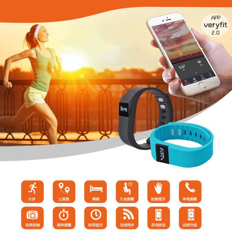 TW64 Smart Bands Clip charging Wristbands Sport Band For Men Women uygun fiyatlı satın alın