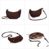 New Retro Frosted Leather Dumpling Bag In Autumn and Winter