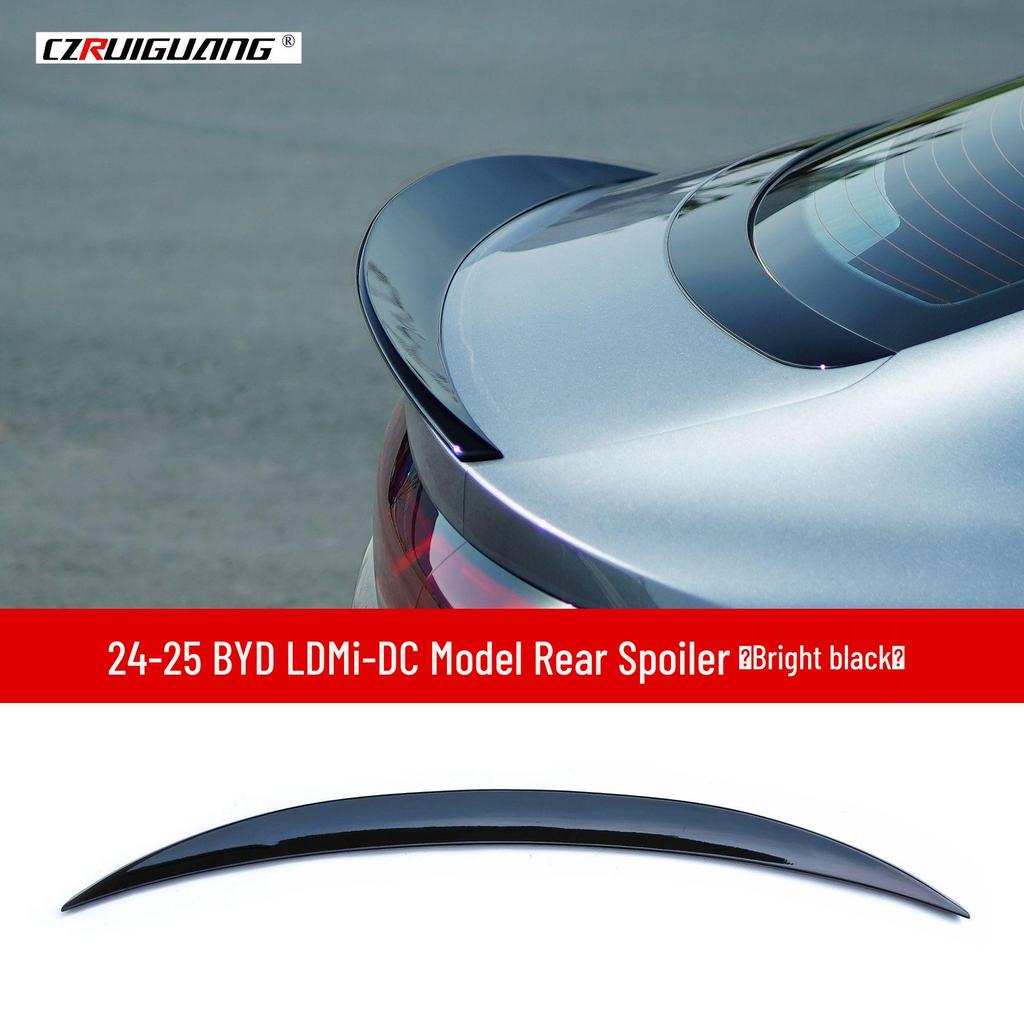 BYD Qin L DMi 24 Body Kit: Side Skirts, Front Bumper, Rear Bumper, Rear and Roof Spoilers.