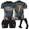 2324 Real Madrid Football Jersey Dragon Pattern Black